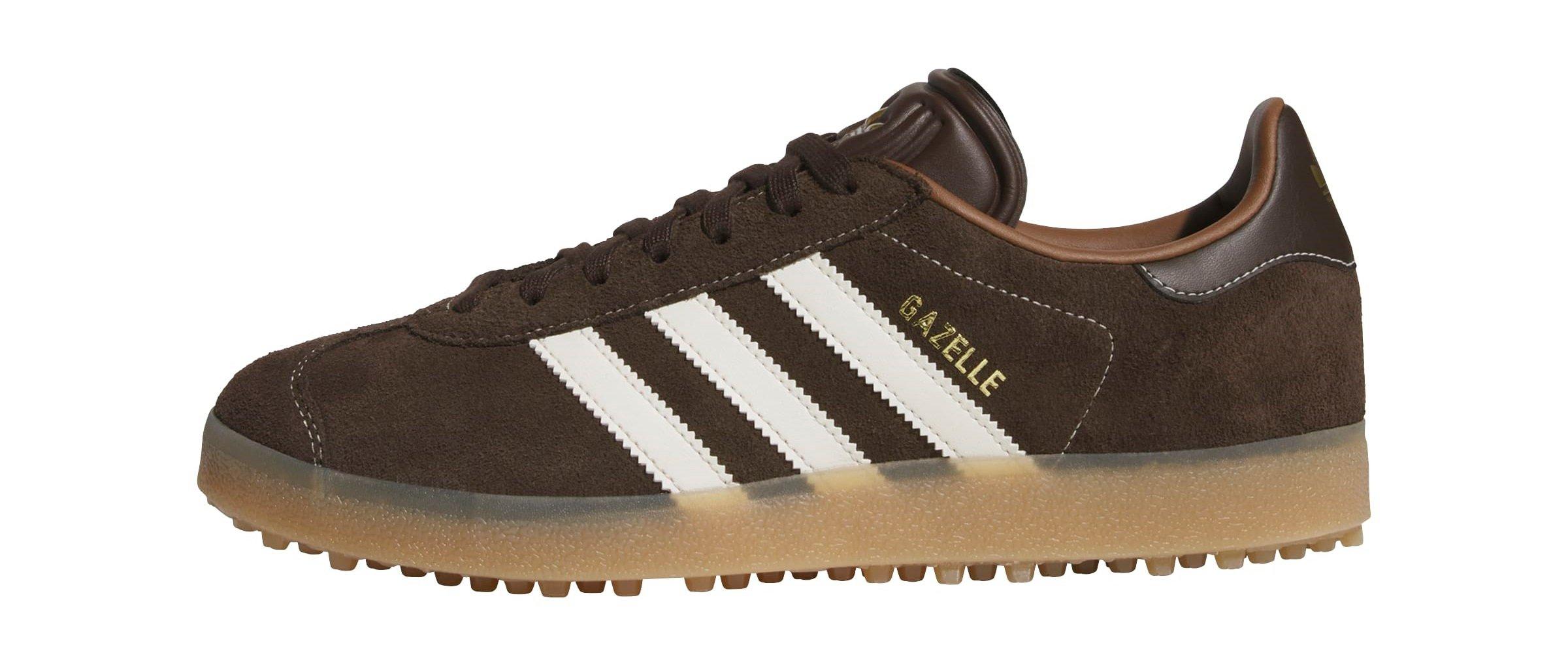 Men's Gazelle Spikeless Golf Shoe Brown ADIDAS Golf Shoes