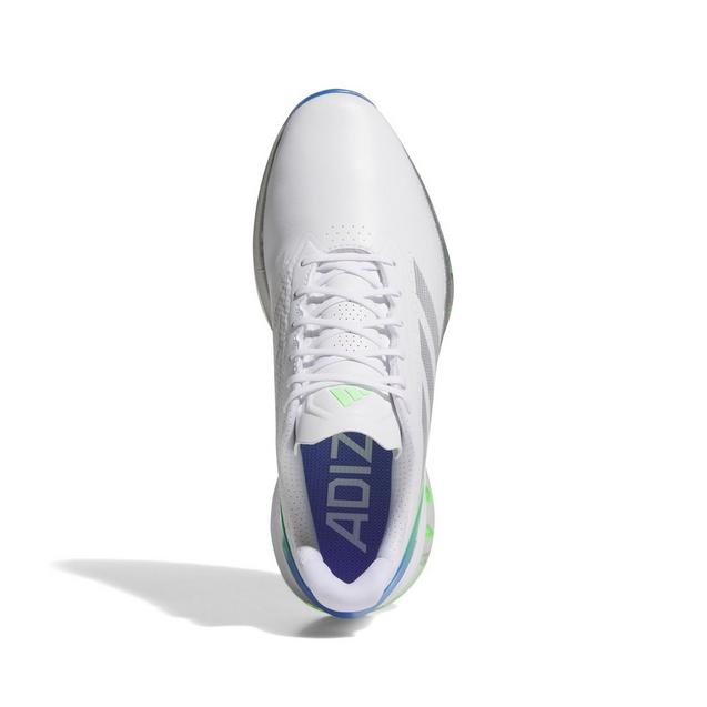 Men's AdiZero ZG Spikeless Golf Shoe - White/Blue | ADIDAS | Golf