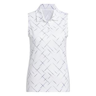 Women's Ultimate365 Printed Sleeveless Polo ADIDAS