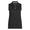 BLACK | Women's Solid Ottoman Sleeveless Polo