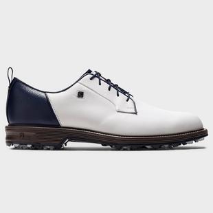 Men's Premiere Series Field LX Spiked Golf Shoe - White/Navy FOOTJOY
