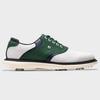 Chaussures Traditions Saddle &agrave; crampons pour hommes - Blanc/Vert/Marine