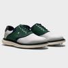Chaussures Traditions Saddle &agrave; crampons pour hommes - Blanc/Vert/Marine