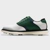 Chaussures Traditions Saddle &agrave; crampons pour hommes - Blanc/Vert/Marine