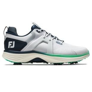 Men's Hyperflex Spiked Golf Shoe - White/Green/Navy FOOTJOY
