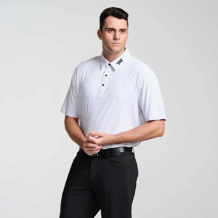 Men's Athletic Fit Tour Crossed Driver Short Sleeve Polo
