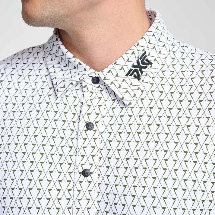 Men's Athletic Fit Tour Crossed Driver Short Sleeve Polo