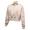BEIGE | Women's Phoenix Fleece 1/4 Zip Crop Sweater