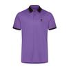 Men's Contrast Collar Pique Short Sleeve Polo