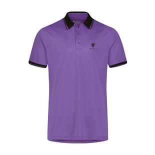 Men's Contrast Collar Pique Short Sleeve Polo BEN SHERMAN