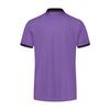 Men's Contrast Collar Pique Short Sleeve Polo