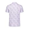 Men's AOP Block Letter Short Sleeve Polo
