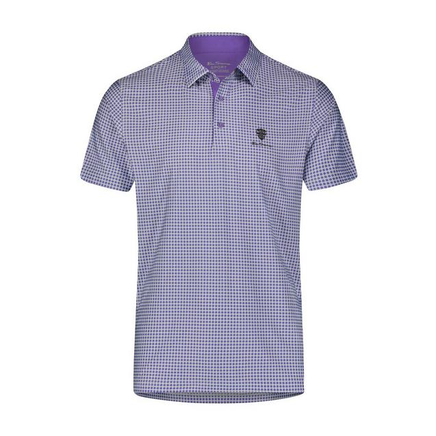 Men's Geo Print Short Sleeve Polo BEN SHERMAN