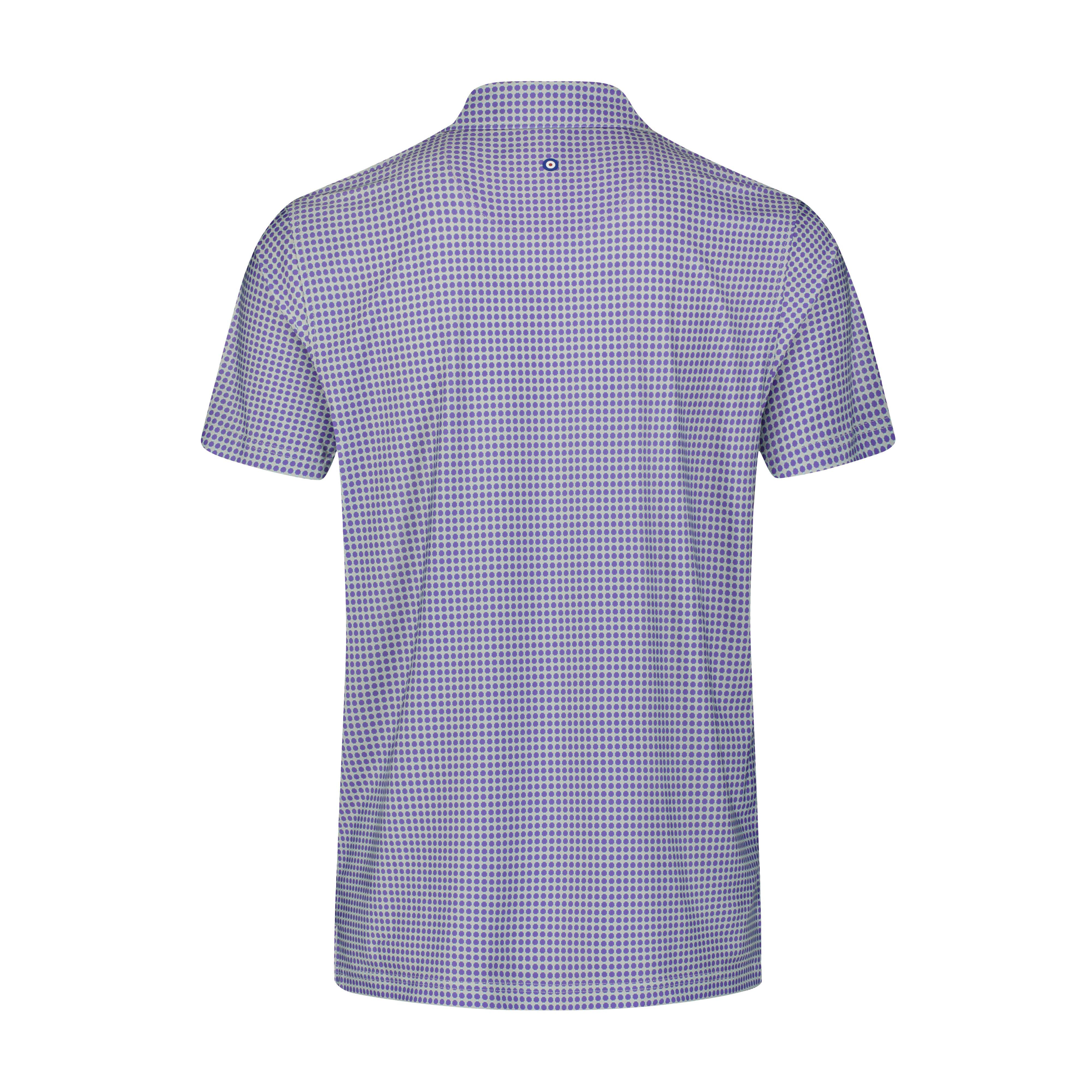 Men's Geo Print Short Sleeve Polo