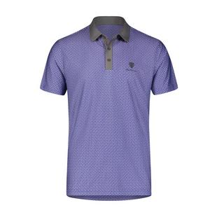 Men's AOP Linear Short Sleeve Polo BEN SHERMAN