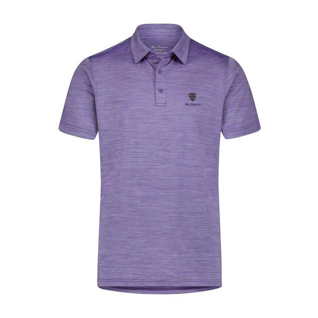 Men's Heather Short Sleeve Polo BEN SHERMAN