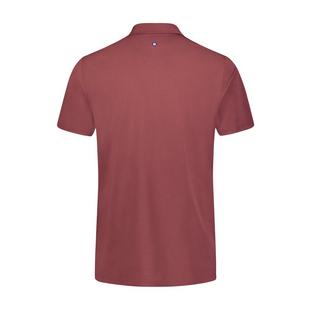 Men's Piped Collar Melange Short Sleeve Polo BEN SHERMAN