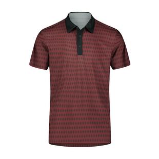 Men's Floating Geo Tech Short Sleeve Polo BEN SHERMAN