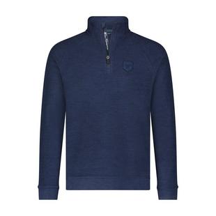 Men's Melange Fleece 1/4 Zip Pullover BEN SHERMAN