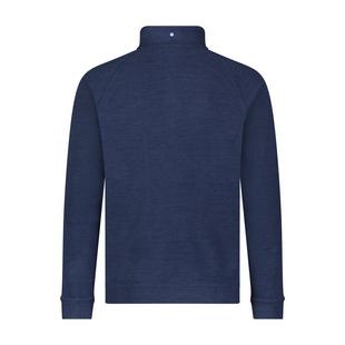 Men's Melange Fleece 1/4 Zip Pullover BEN SHERMAN