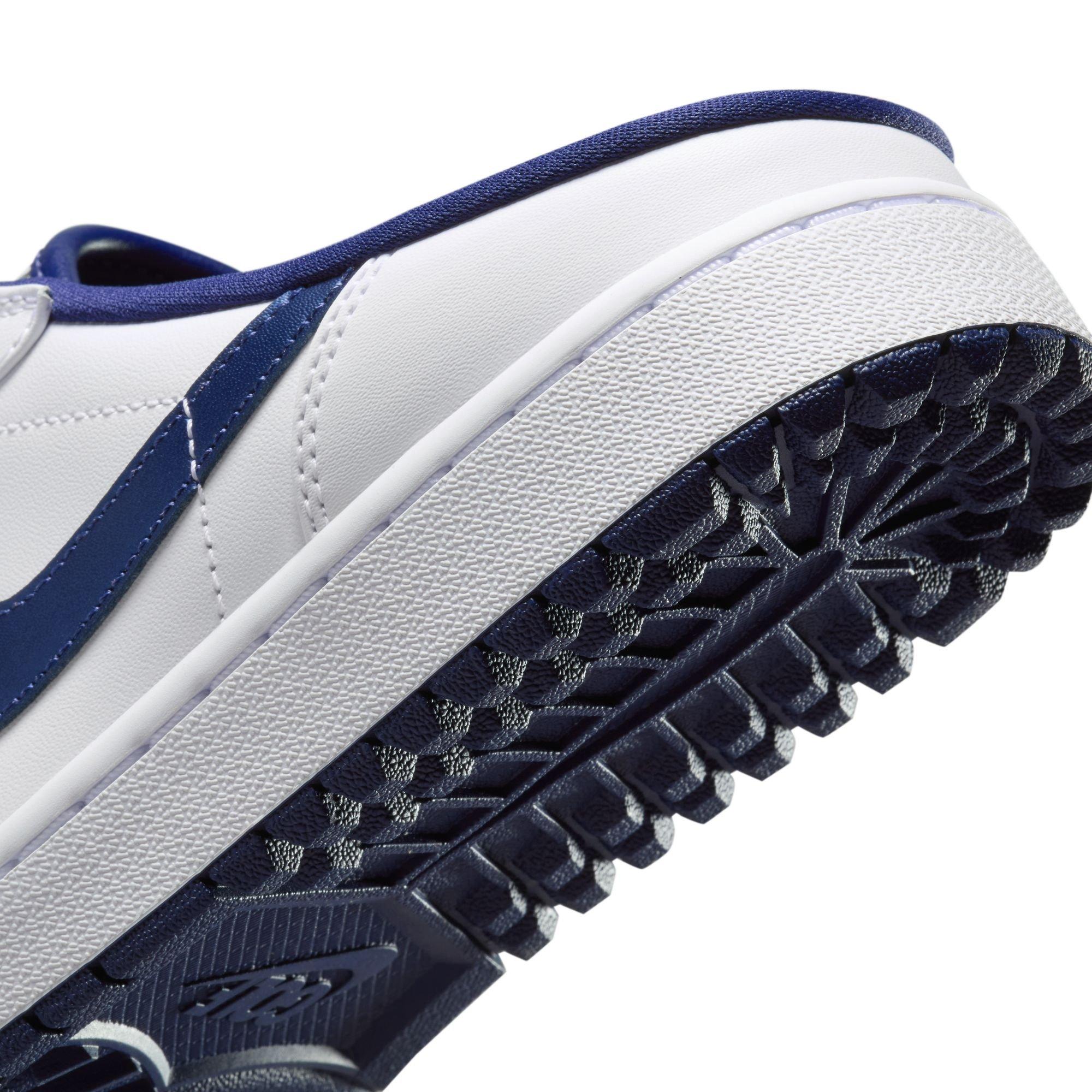 Air Jordan Mule Spikeless Golf Shoe - White/Navy