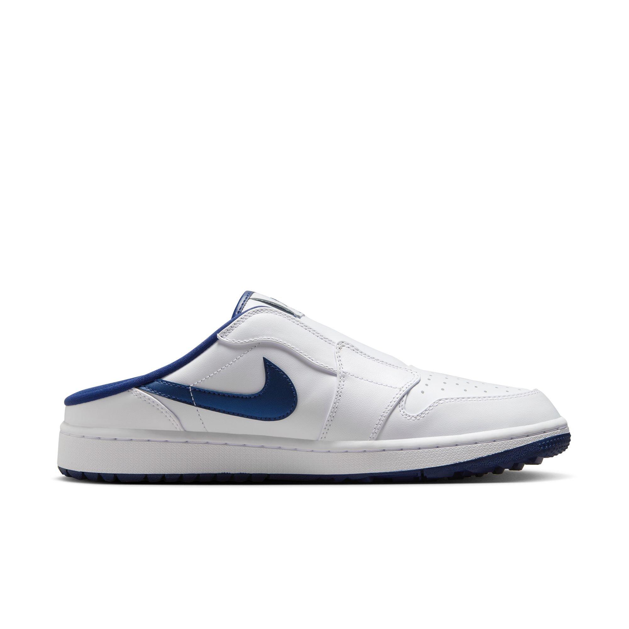 Air Jordan Mule Spikeless Golf Shoe - White/Navy