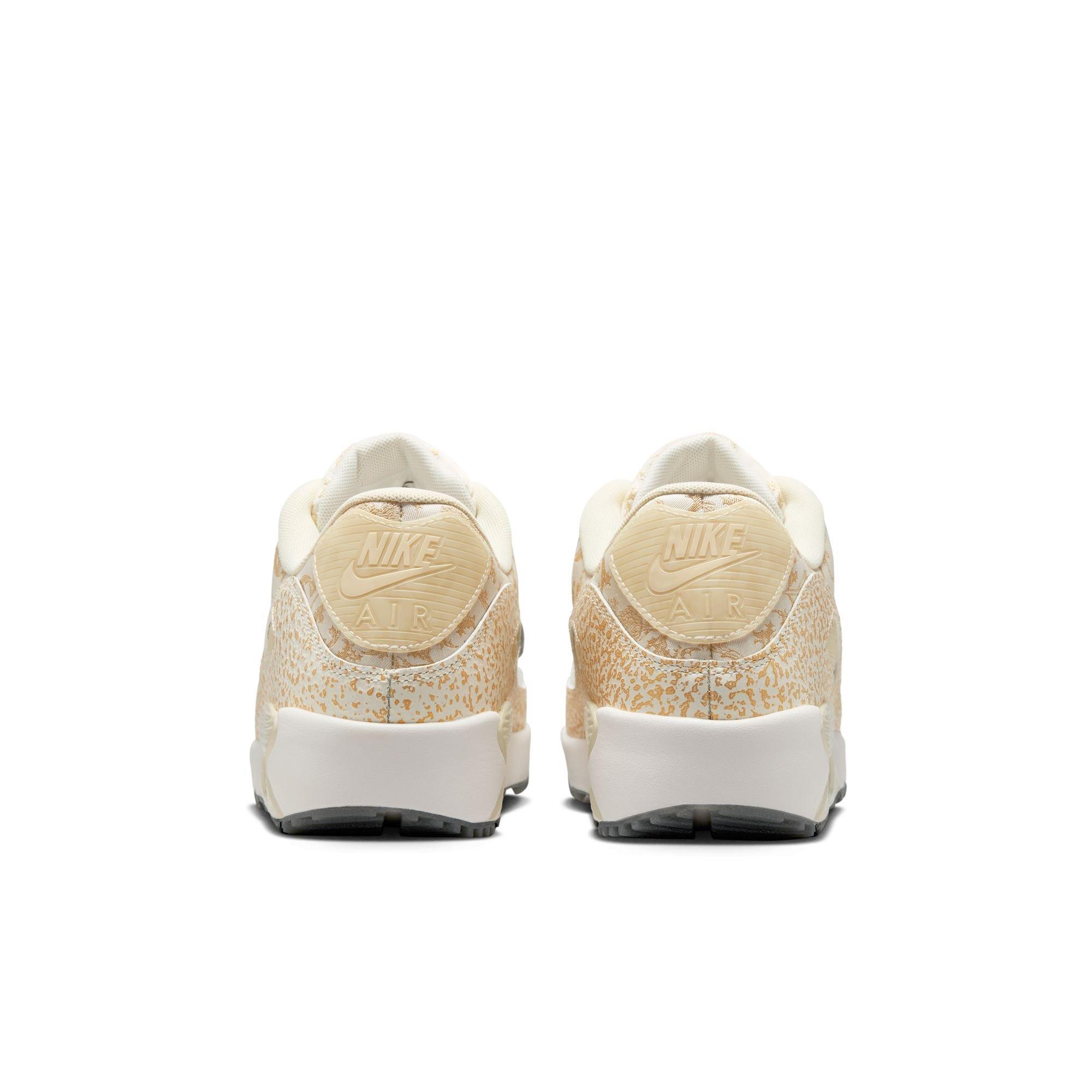 Air Max 90 G The Open NRG Spikeless Golf Shoe - White/Gold/Black