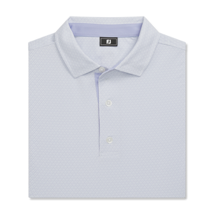 Men's Deco Diamond Print Lisle Short Sleeve Polo FOOTJOY