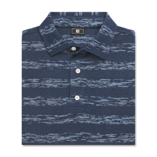 Men's Ikat Stripe Lisle Short Sleeve Polo FOOTJOY