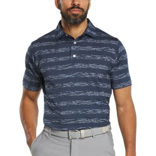 Men's Ikat Stripe Lisle Short Sleeve Polo FOOTJOY