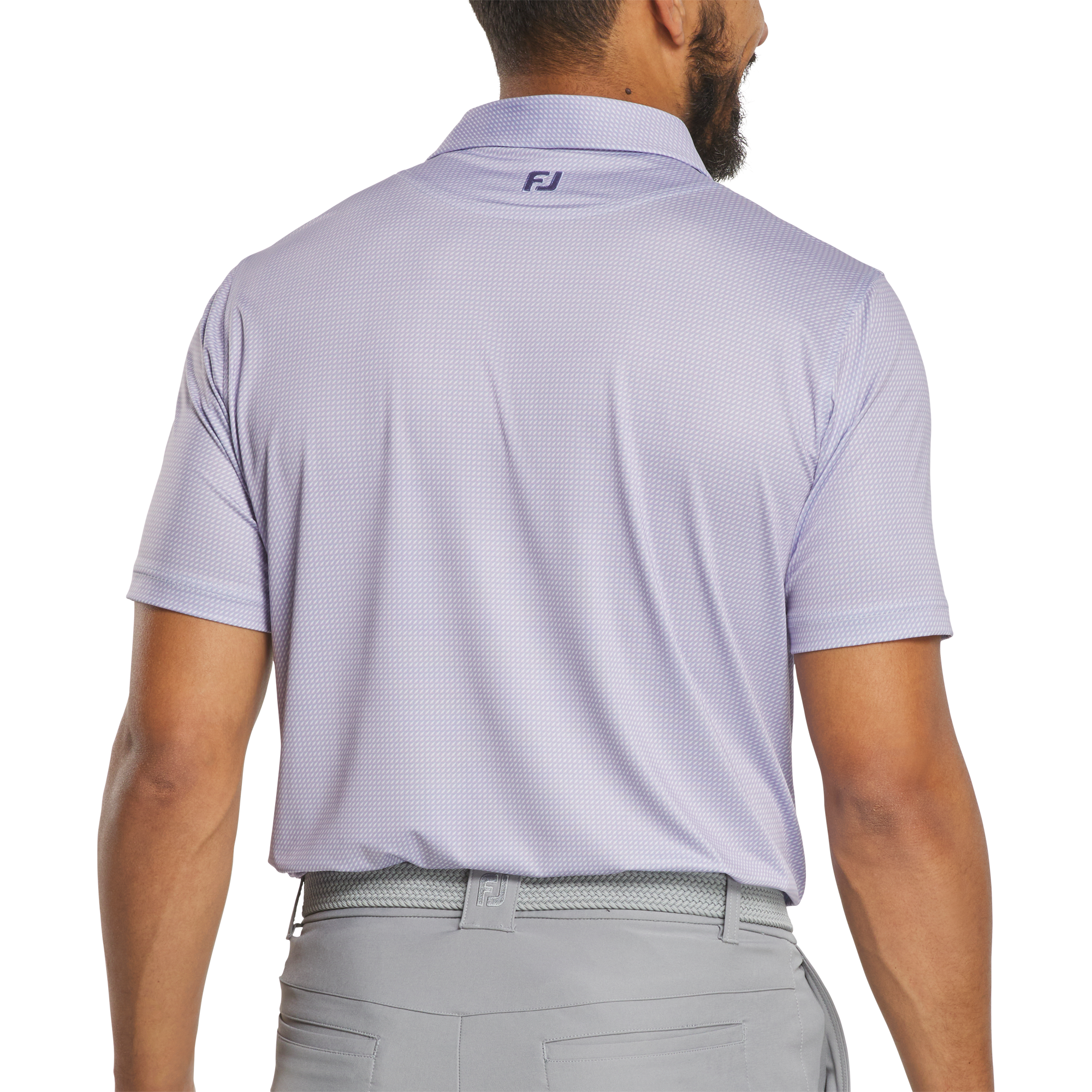 Men's 3D Print Lisle Short Sleeve Polo