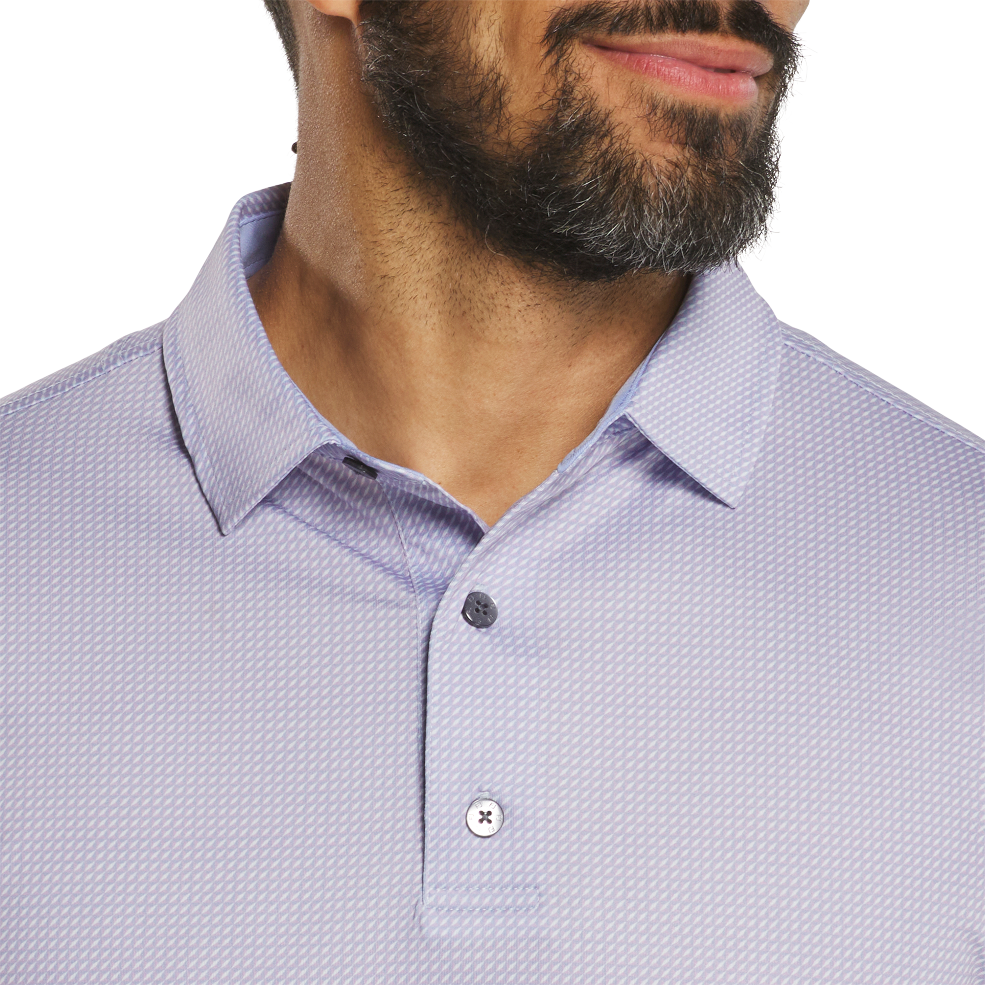 Men's 3D Print Lisle Short Sleeve Polo