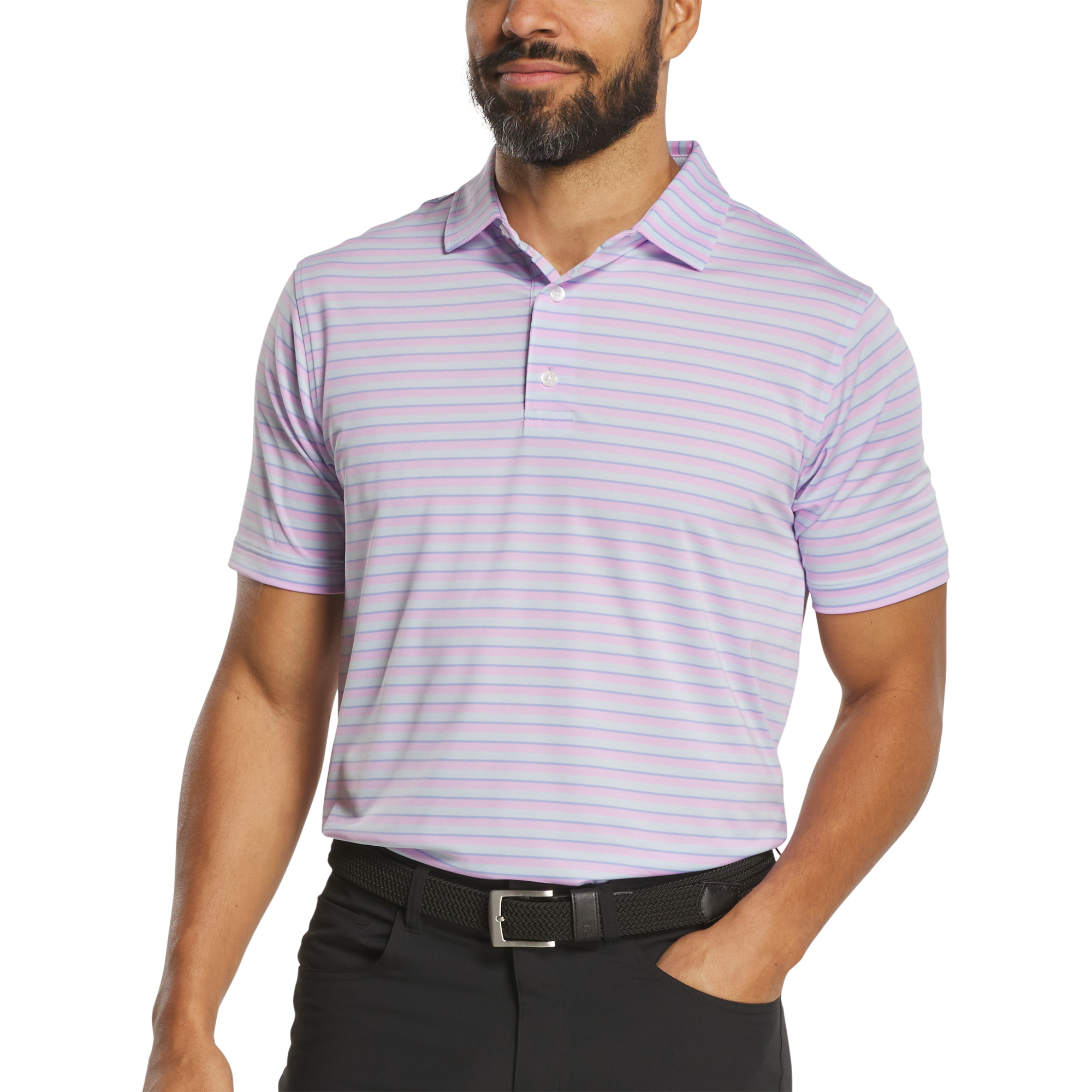 Men's The Stripe Lisle Short Sleeve Polo
