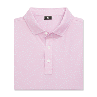Men's Bird Print Lisle Short Sleeve Polo FOOTJOY