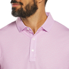 Men's Bird Print Lisle Short Sleeve Polo