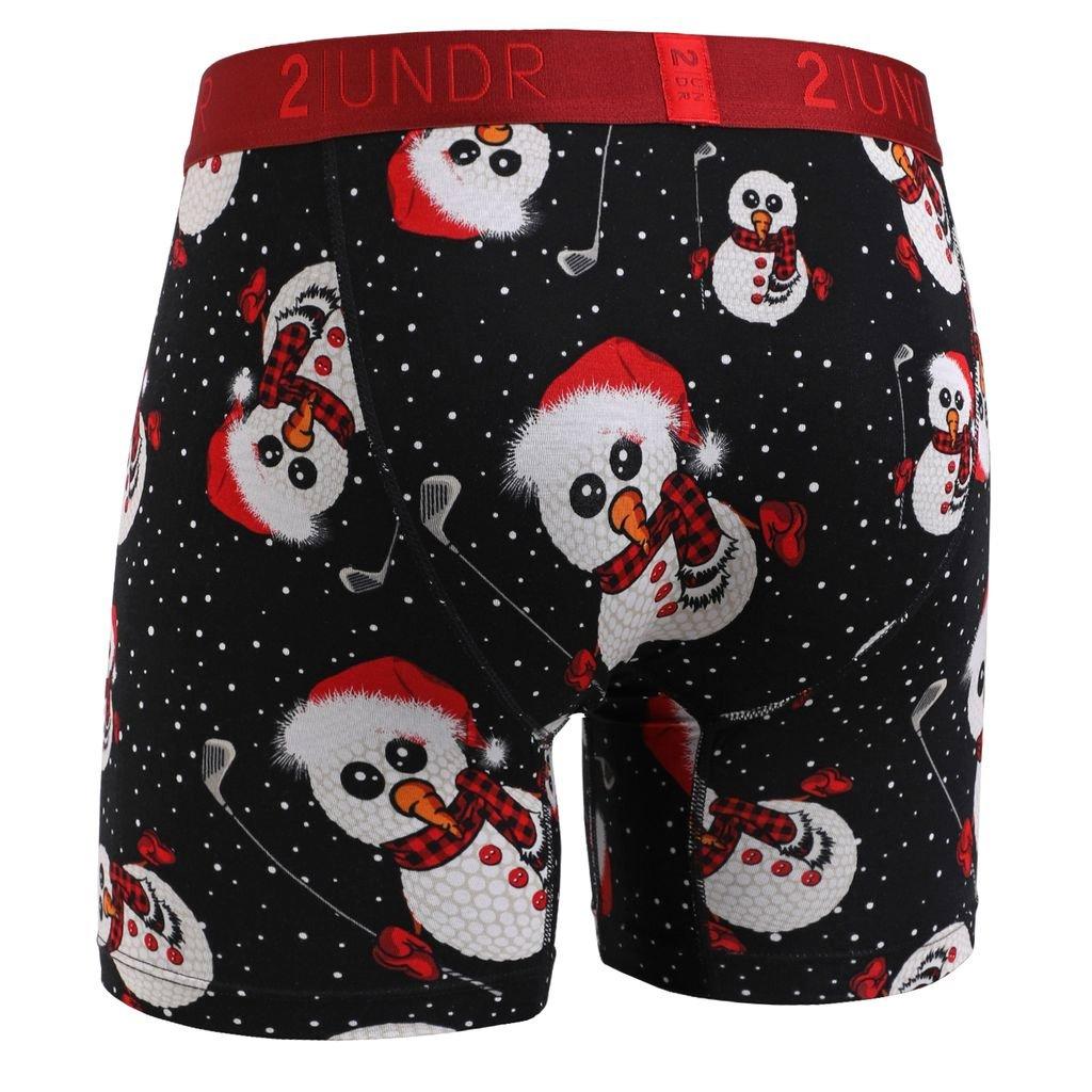 Men's Swing Shift Boxer Brief- Black Frost