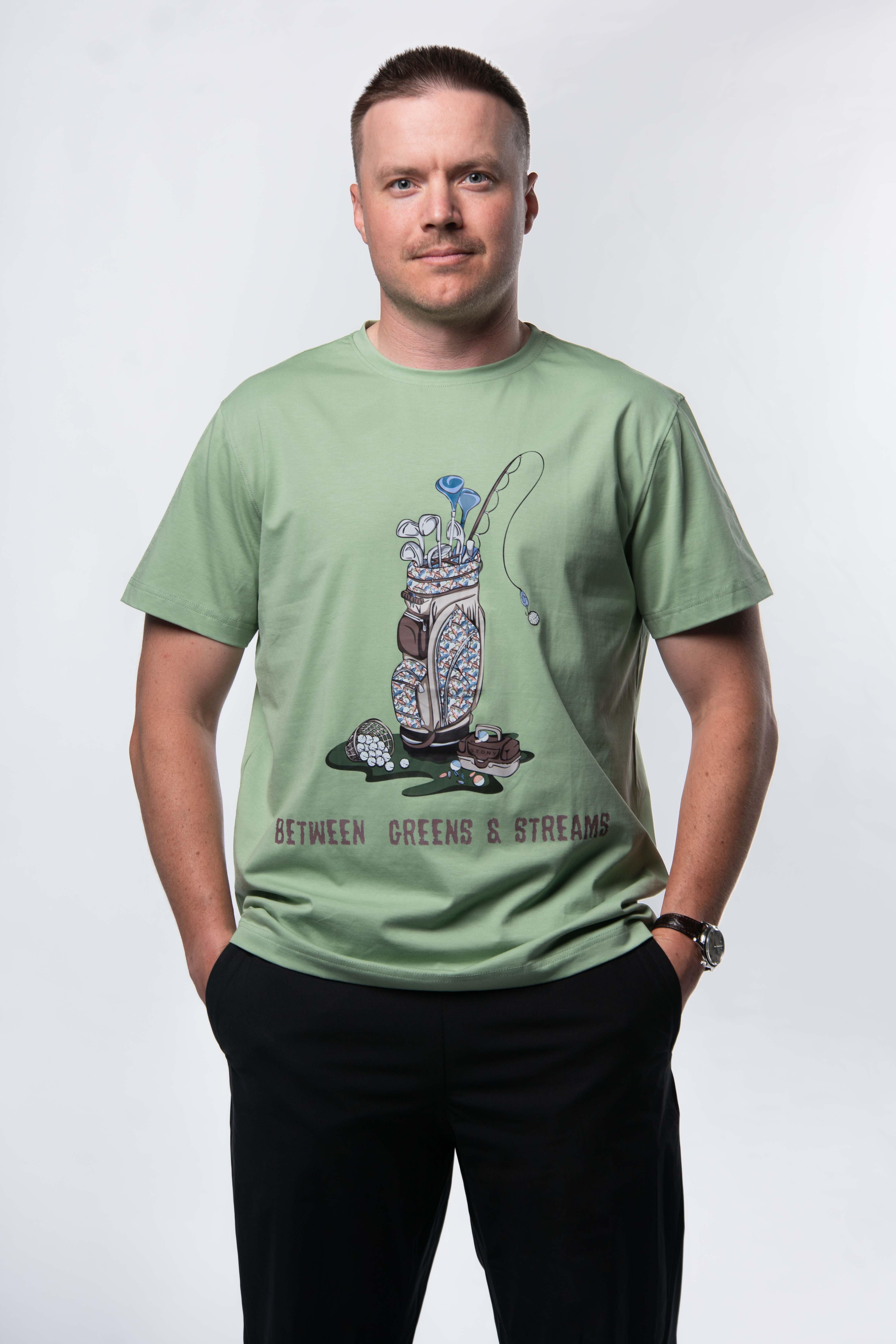 Men's Golf Bag T-Shirt