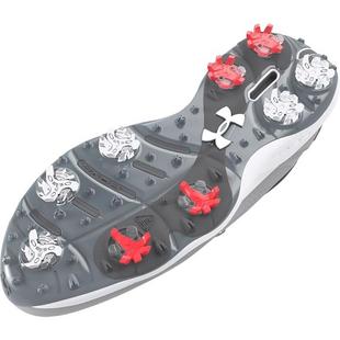 Prior Generation - Men's HOVR Drive Pro Spiked Golf Shoe - Grey UNDER ARMOUR