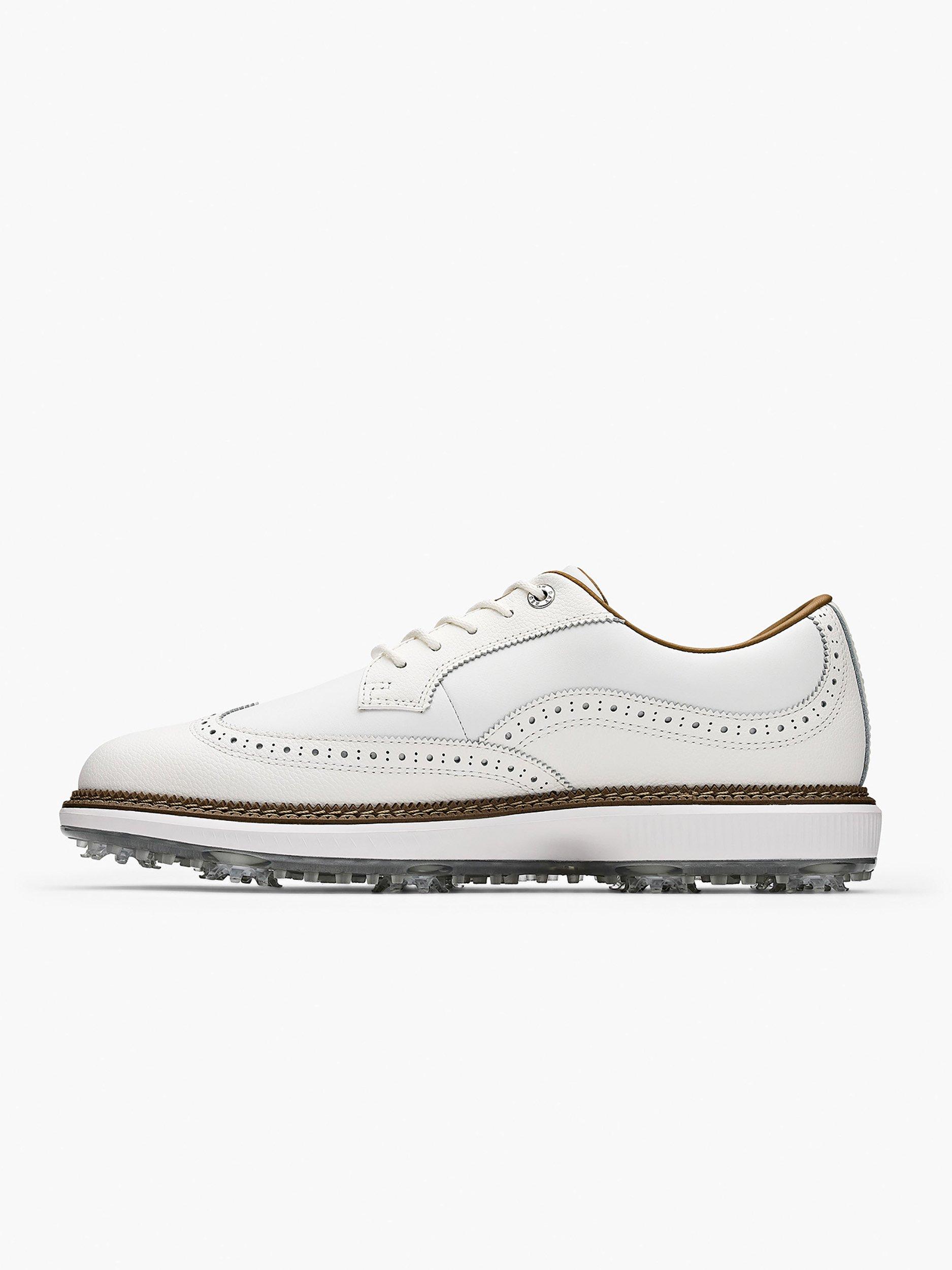 Men's Pioneer Magnolia Spiked Golf Shoe White SUN DAY RED