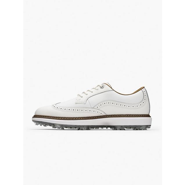 Men's Pioneer Magnolia Spiked Golf Shoe - White SUN DAY RED
