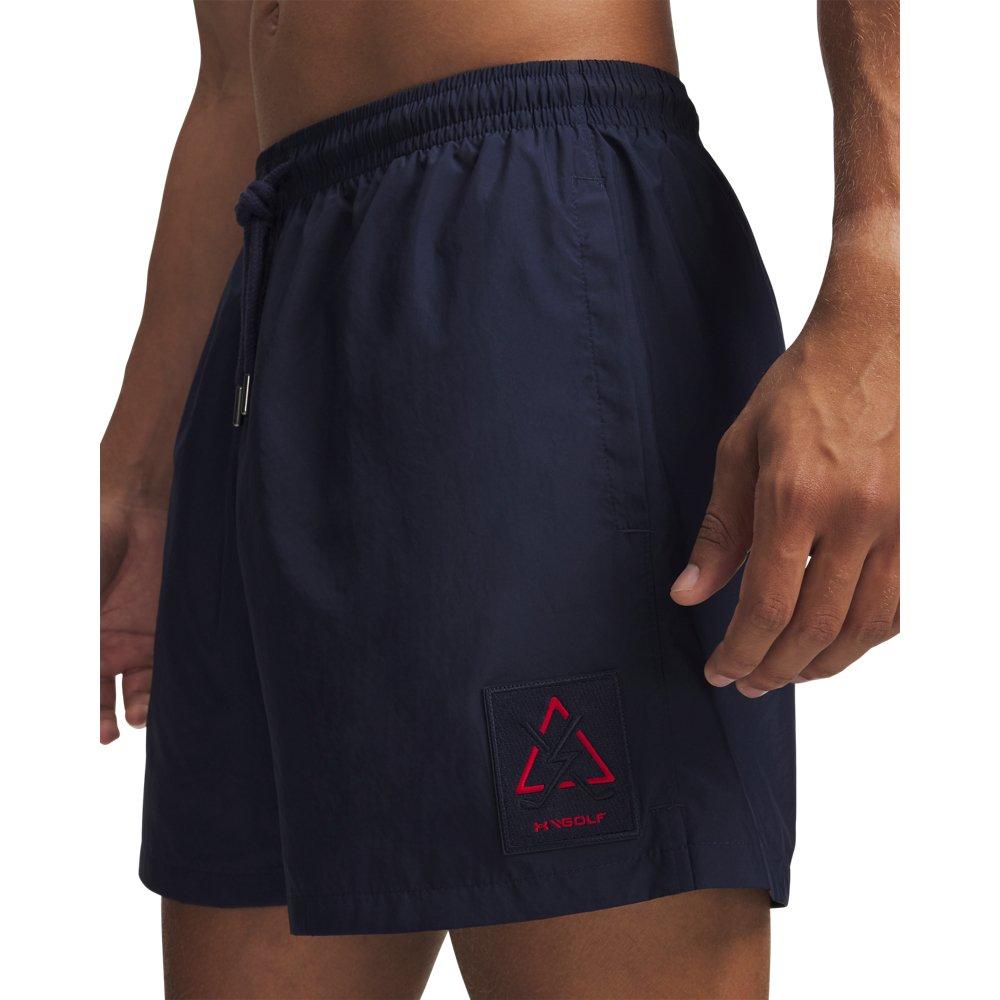 Under Armour | Men's Warning Volley Short | in Navyred, Size Smallmall, Size Small