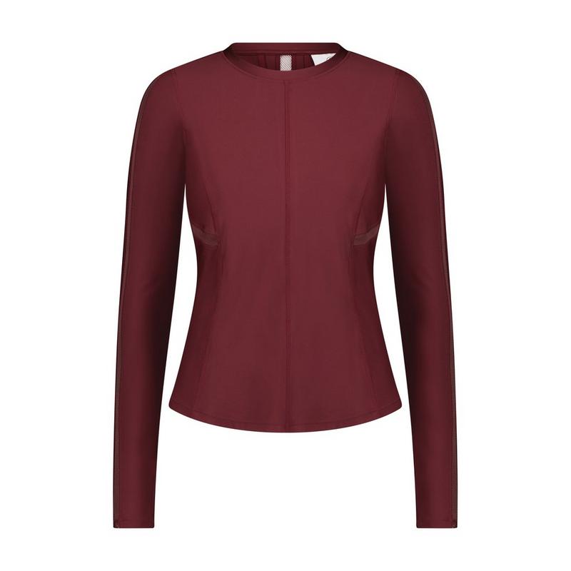 Women's Solid UV Crew Longsleeve Top