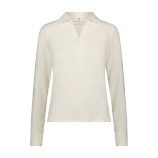 Women's Pointelle Longsleeve Polo PRO SHOP