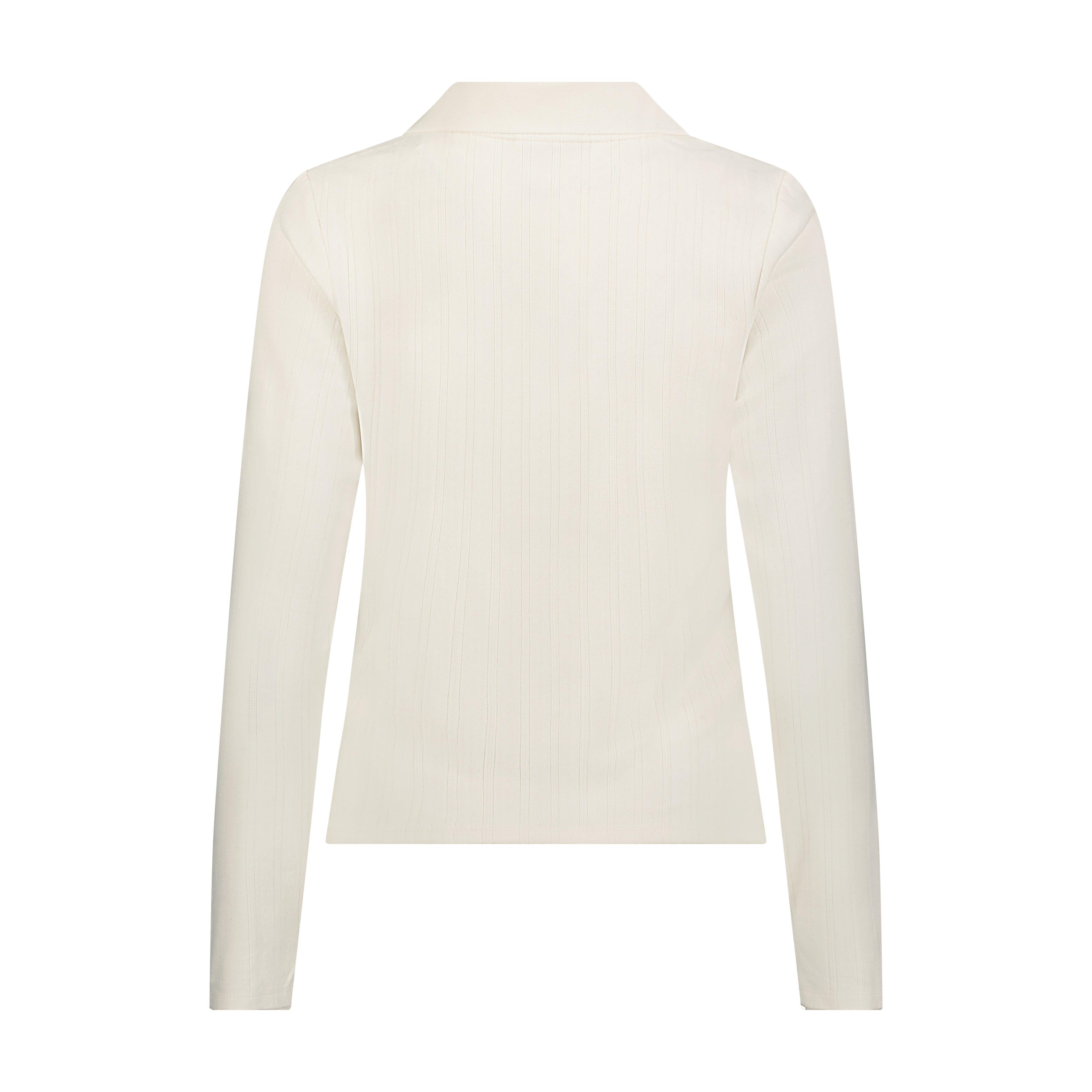 Women's Pointelle Longsleeve Polo