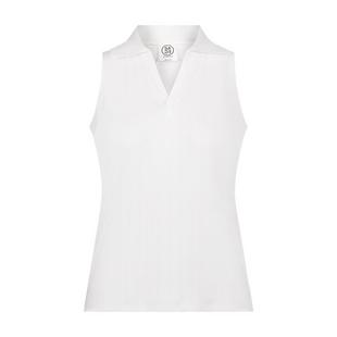 Polo sans manches Pointelle pour femmes PRO SHOP