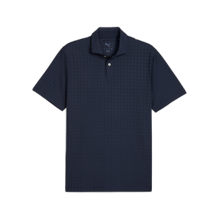 Men's MATTR Houndstooth Short Sleeve Polo PUMA