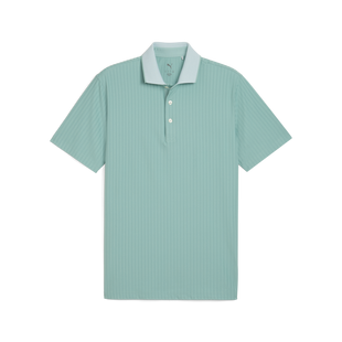 Men's MATTR Stripe Jaquard Short Sleeve Polo PUMA