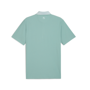 Men's MATTR Stripe Jaquard Short Sleeve Polo PUMA