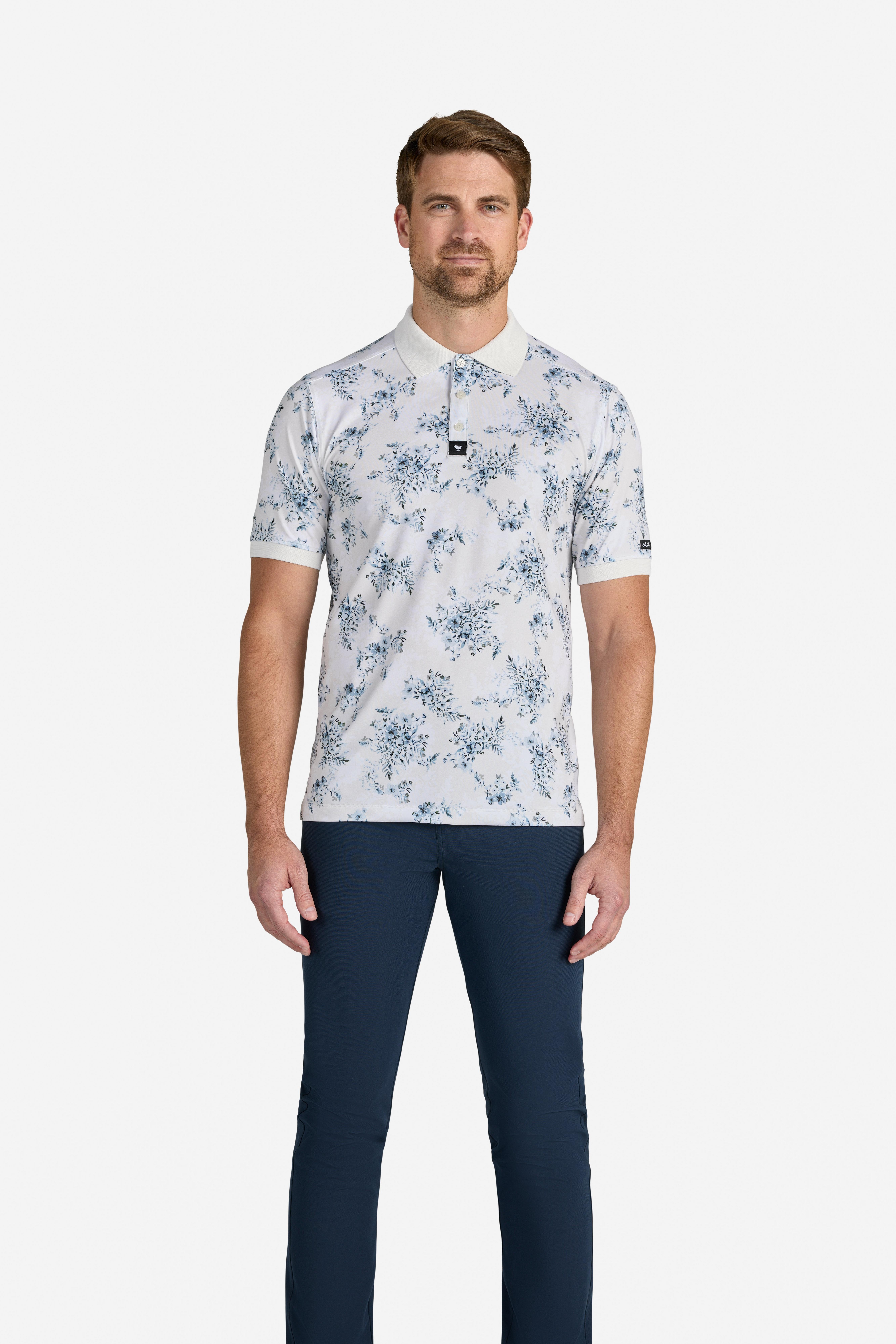 Men's Ridge Moonlit Bloom Short Sleeve Polo