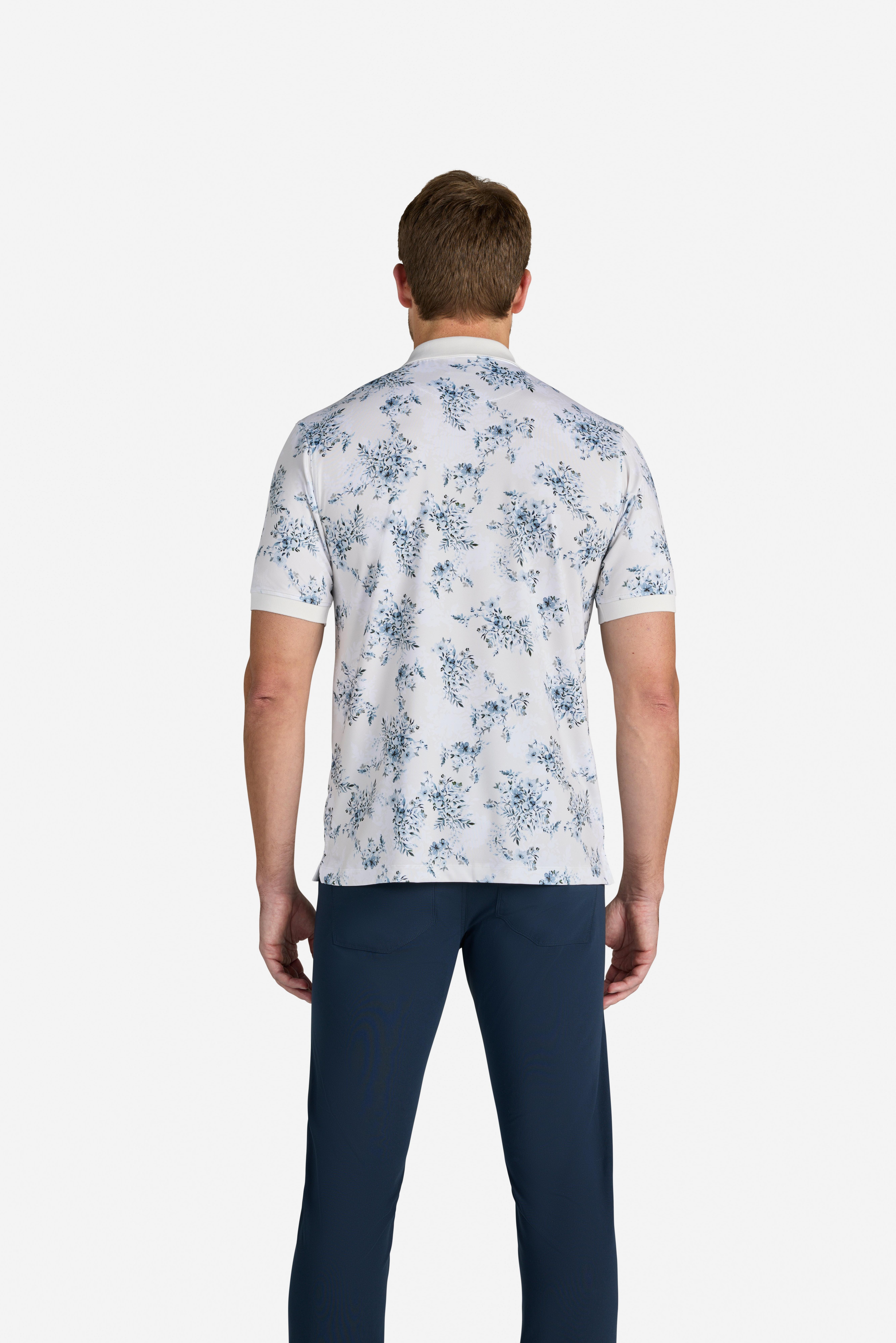 Men's Ridge Moonlit Bloom Short Sleeve Polo